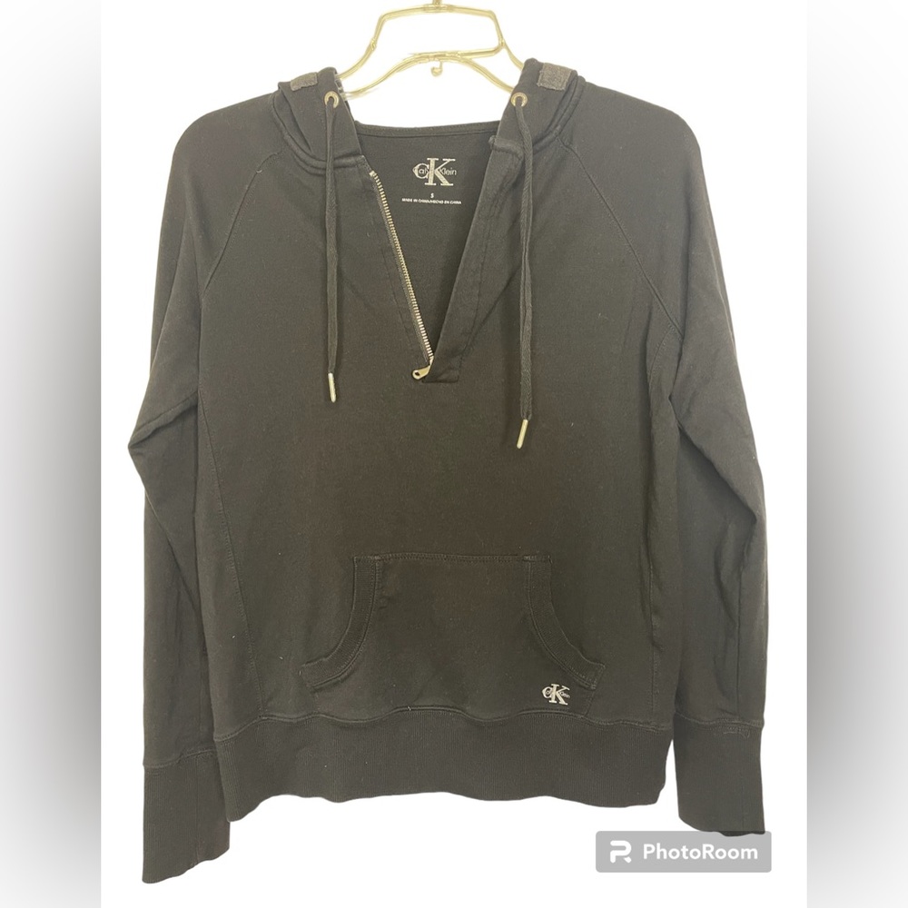 Calvin Klein zip quarter hoodie